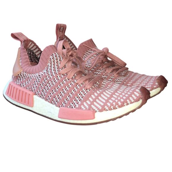 Adidas NRD R1 STLT Primeknit Womens 7.5 Ash Pink CQ2028 Sneaker Running Shoe - Picture 1 of 8